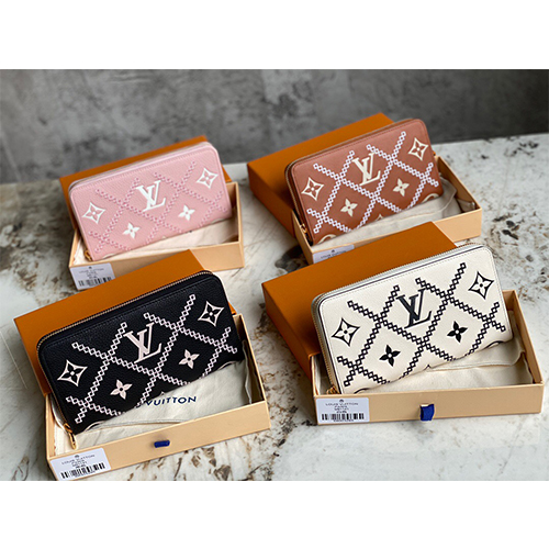 【ルイヴィトン LOUIS VUITTON】M81141 Zippy ファスナ付き 長財布